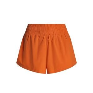 Varley Kallin Running Shorts Women’s Sz S Orange Rust Lined Active Stretch NWOT